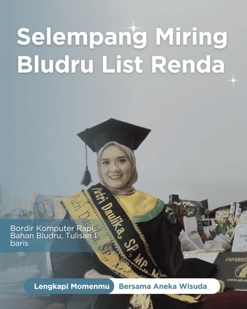 Selempang Miring Renda